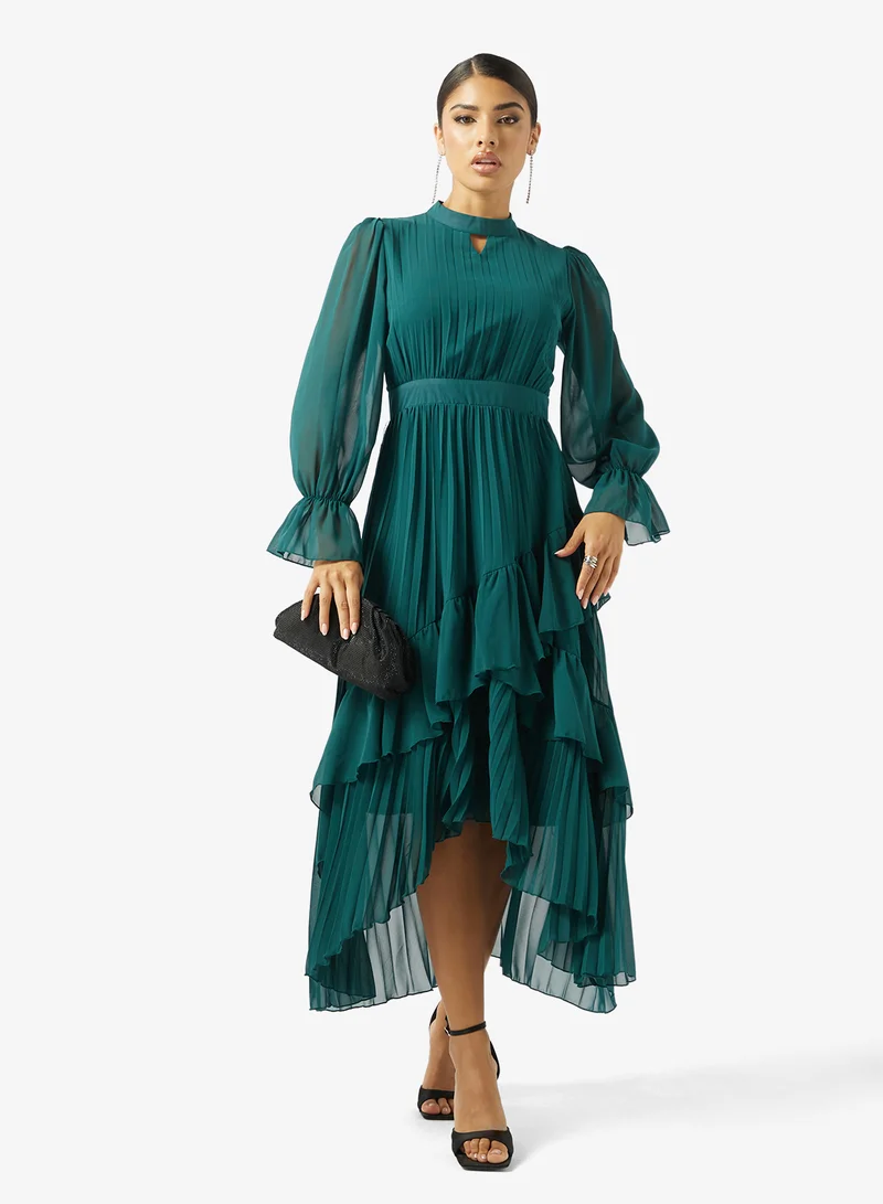 Ella  Asymmetric Ruffled Dress for Women | Best Price UAE